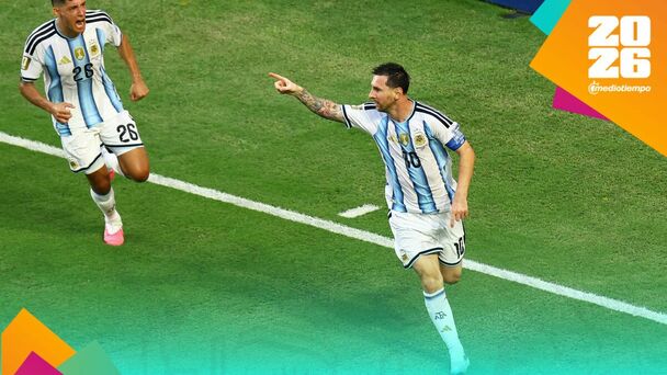 Messi marcó el primero para Argentina. (Foto: Reuters)