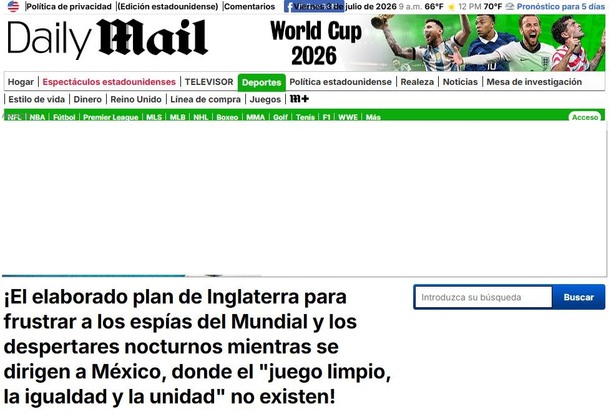 Publicación de Daily Mail (dailymail.com)