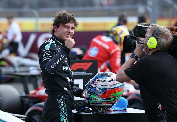 Kimi Antonelli saldrá en la posición de honor del GP de Gran Bretaña / Reuters