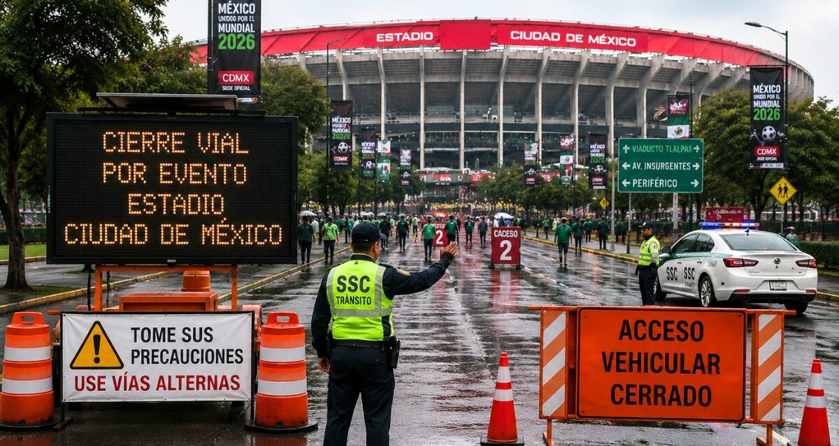 Cuáles son las calles cerradas por el partido de México vs Inglaterra | Foto: Chatgpt