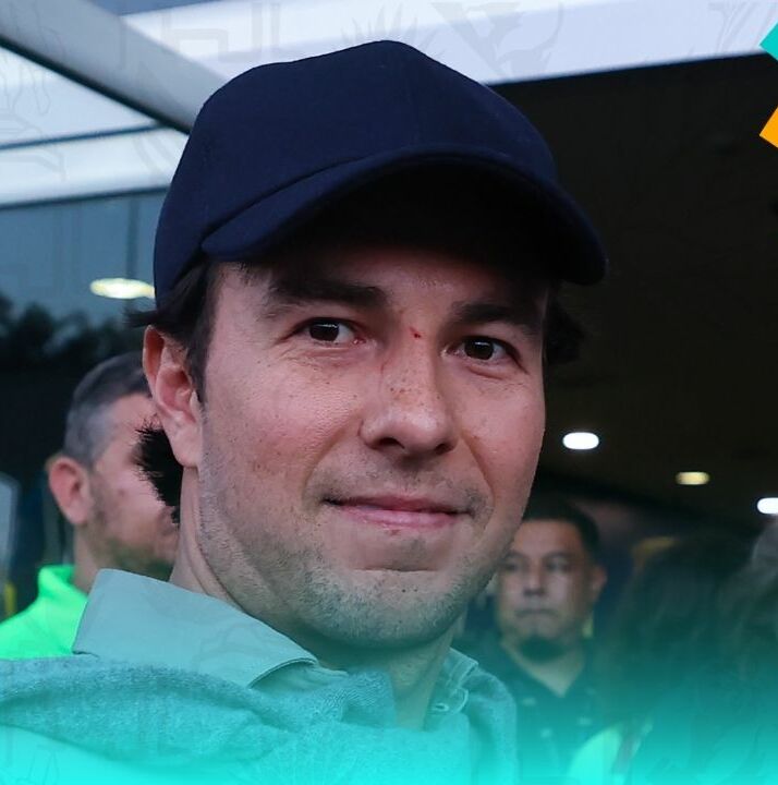 Checo Pérez 'desafió' a los ingleses en Silverstone (Fotografía: Imago 7)