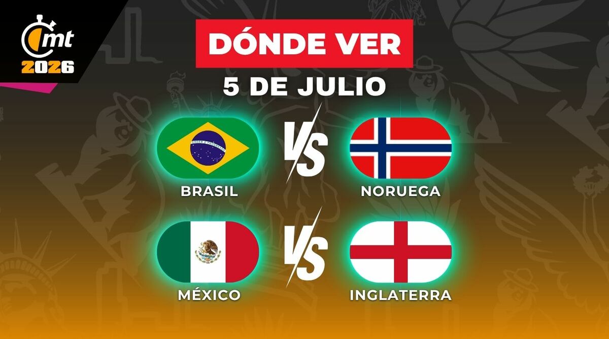 DONDE VER en vivo partidos de HOY del Mundial | 5 Julio