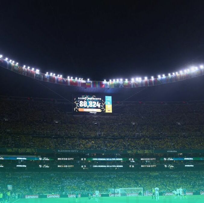 Estadio Ciudad de México, que está a más de 2 mil metros sobre el nivel del mar (Reuters)