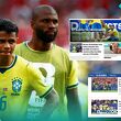 La prensa de Brasil destrozo a la Canarinha tras eliminación del Mundial 2026 8Reuters | Captura)