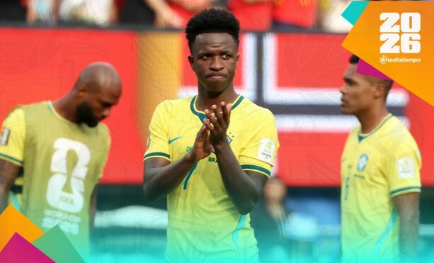 Vinicius no pudo evitar la eliminación de Brasil (Fotografía: EFE)