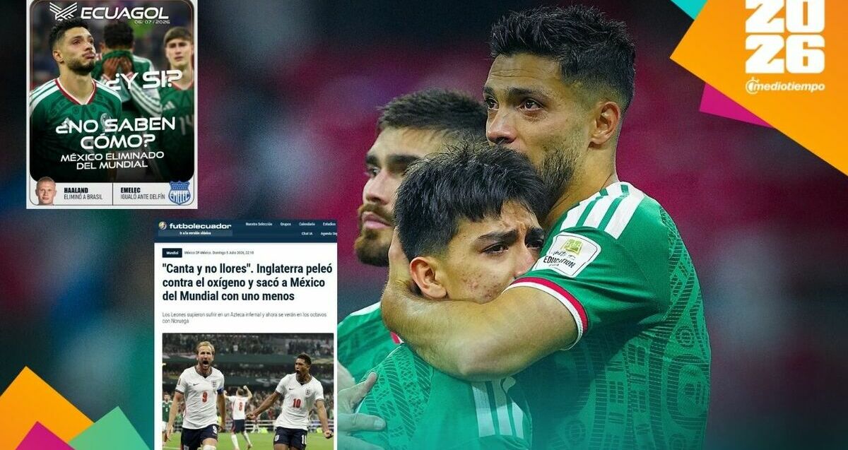 La prensa de Ecuador 'celebró' la eliminación de México del mundial (Mexsport | Captura)