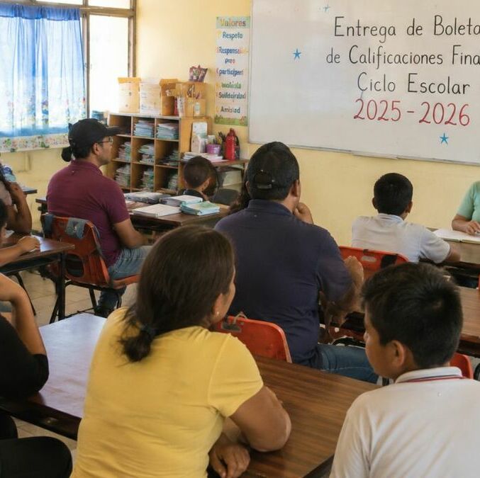 La SEP entregará las boletas de calificaciones finales antes del inicio de las vacaciones de verano. Foto: ChatGPT