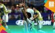 Lautaro Martínez celebra el pase de Argentina a los Cuartos de Final (Fotografía: EFE)