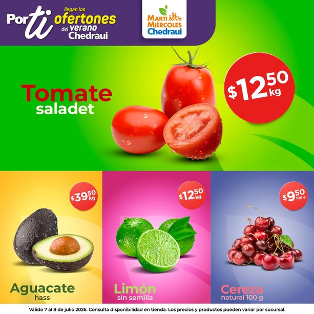 Ofertas Martimiércoles Chedraui HOY 7 de julio 2026 | Foto: Chedraui