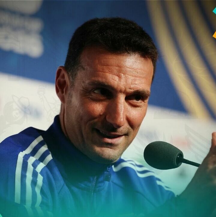 Scaloni, entrenador de la selección de Argentina (Reuters)