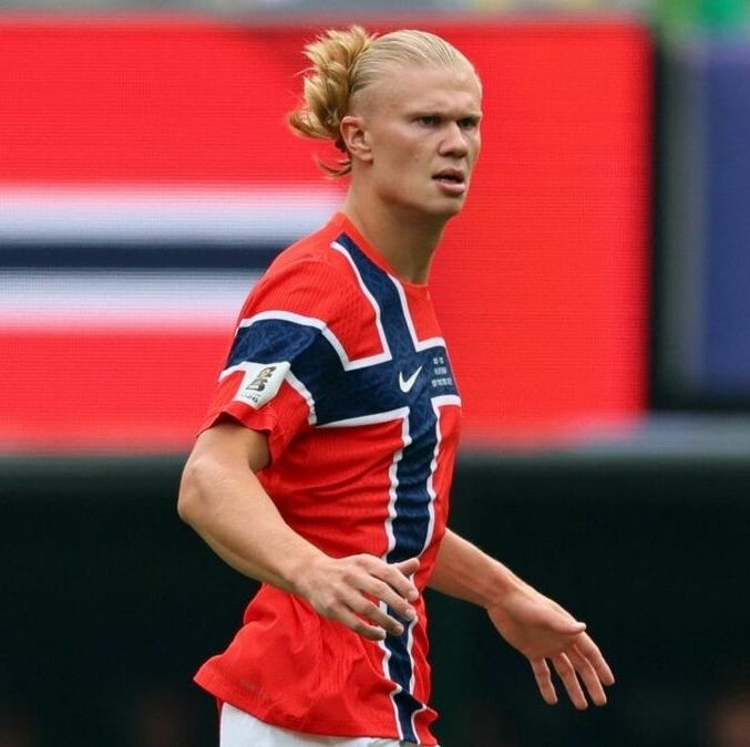 Erling Haaland con Noruega (Reuters)