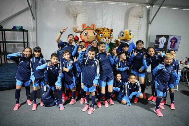 286 niñas y niños mexicano formaron parte del Mundial 2026 (Cortesía Quaker)
