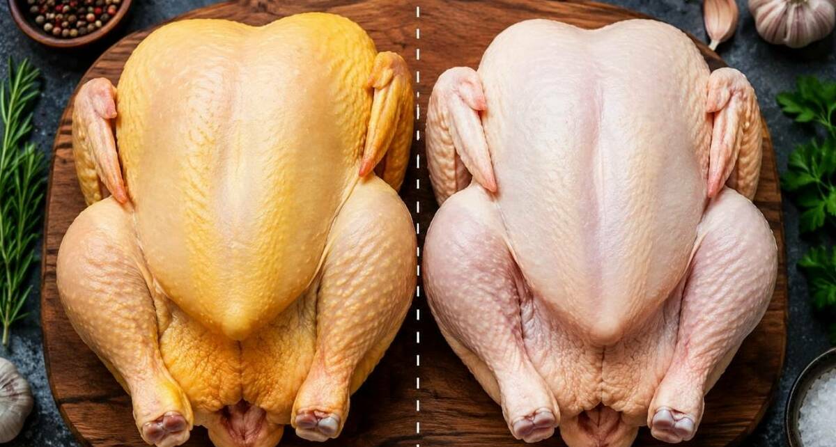 Pollo Amarillo vs Pollo Blanco ¿Cuál es mejor? (FOTO: IA Gemini)