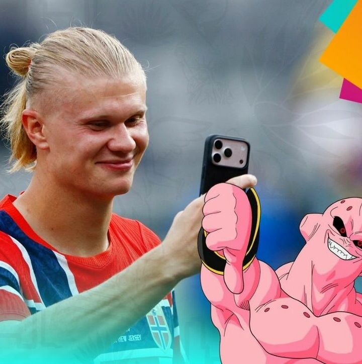 La reacción de Erling Haaland a los memes sobre su parecido con Majin Buu | Foto: Reuters
