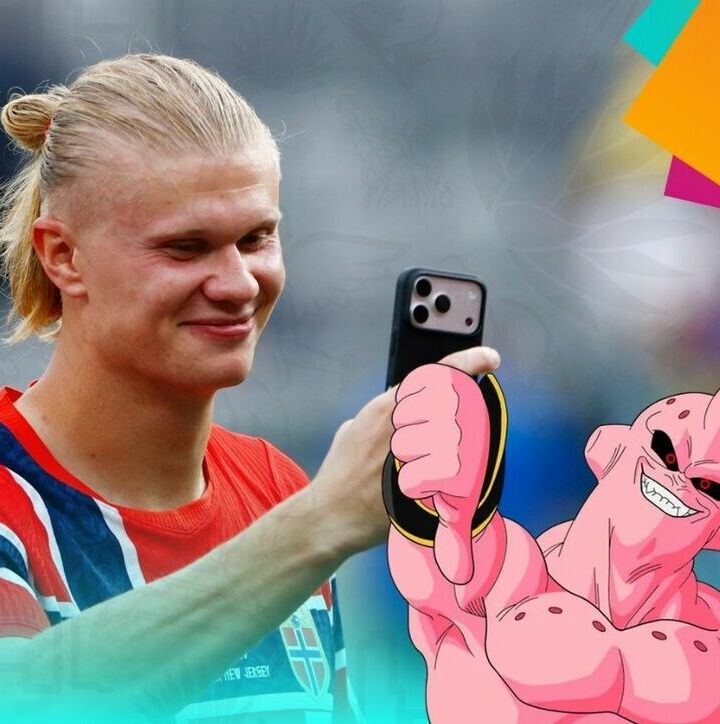 La reacción de Erling Haaland a los memes sobre su parecido con Majin Buu | Foto: Reuters