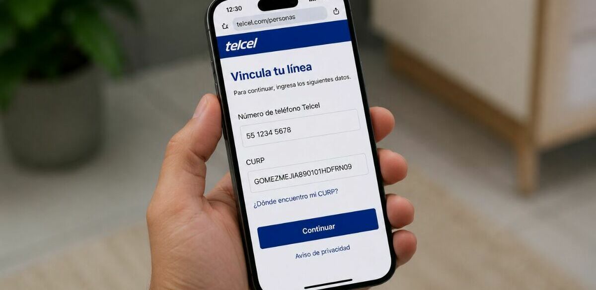 Los usuarios que aún no han vinculado su línea con CURP pueden consultar si están obligados a registrarla en julio. Foto: ChatGPT