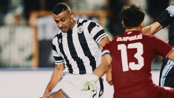 Giorgos Giakoumakis se estrena con el PAOK en ronda preliminar de Europa League (Ig PAOK)