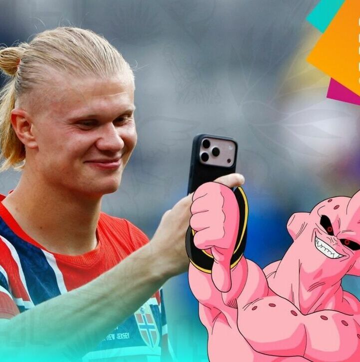 La reacción de Erling Haaland a los memes sobre su parecido con Majin Buu | Foto: Reuters