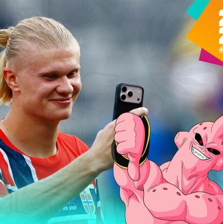 La reacción de Erling Haaland a los memes sobre su parecido con Majin Buu | Foto: Reuters