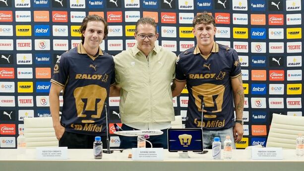 Sebastián Córdova y Cristian Calderón, nuevos jugadores de Pumas (Imago7)