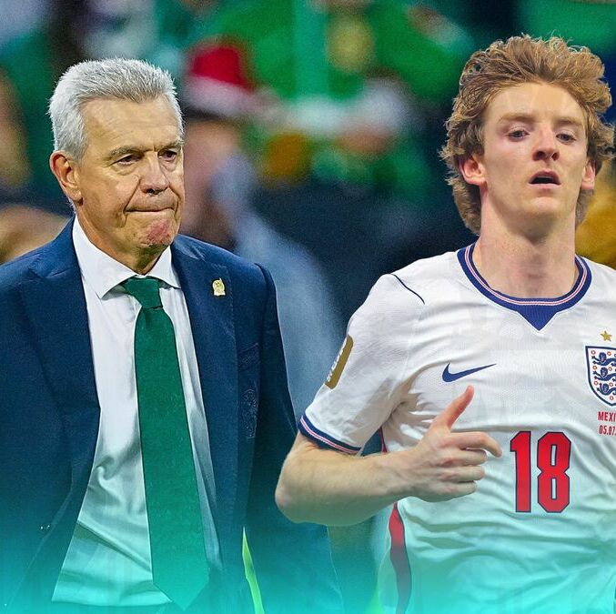 El Vasco Aguirre insultó a Gordon en el México vs. Inglaterra. (Fotos: Mexsport)
