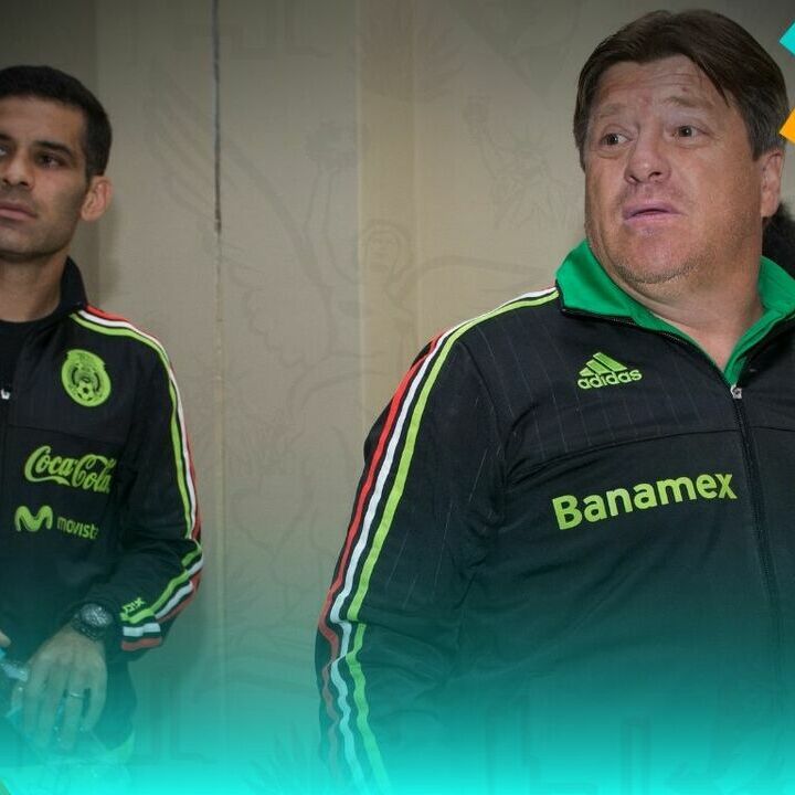 Piojo Herrera le desea lo mejor a Rafael Márquez. (Foto: Mexsport)