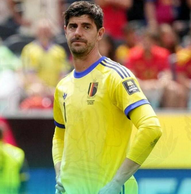 Thibaut Courtois salió llorando del encuentro ante España (Reuters)