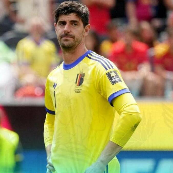 Thibaut Courtois salió llorando del encuentro ante España (Reuters)