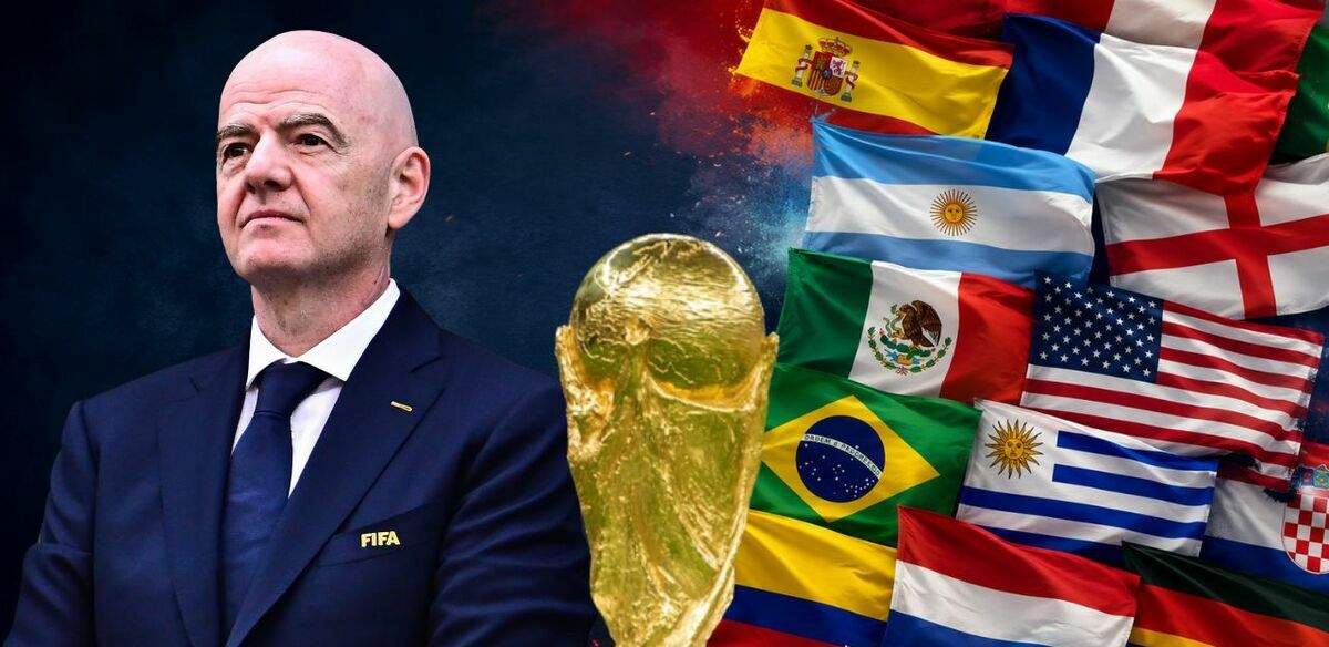 Infantino confirma que se estudiará realizar la Copa Mundial de 2030 con 64 equipos. (Mexsport y ChatGPT).