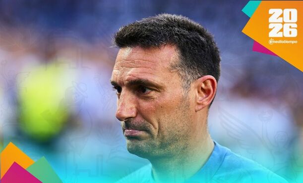 Lionel Scaloni no pudo contener las lágrimas tras el triunfo de Argentina (Fotografía: Mexsport)