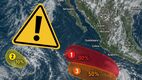 Conagua observa tres zonas de baja presión; aumenta el potencial de ciclones en el Pacífico | Foto: ChatGpt