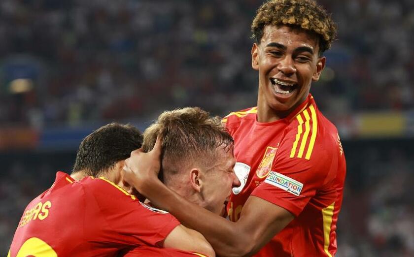 España y Francia se enfrentaron en las Semis de la Eurocopa 2024 (EFE)