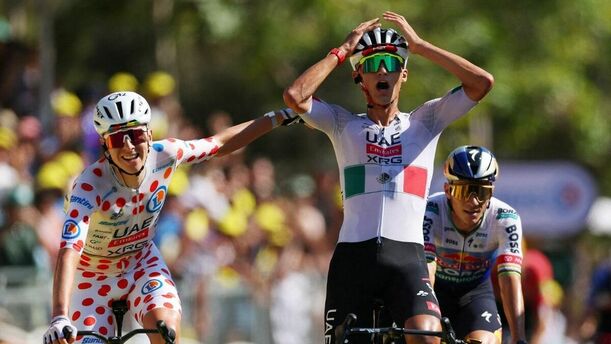 Isaac del Toro en el Tour de Francia (Reuters)