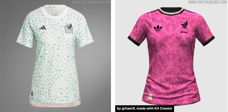 Posible jersey alternativo del Tri Femenil para 2027 (footyheadlines.com)
