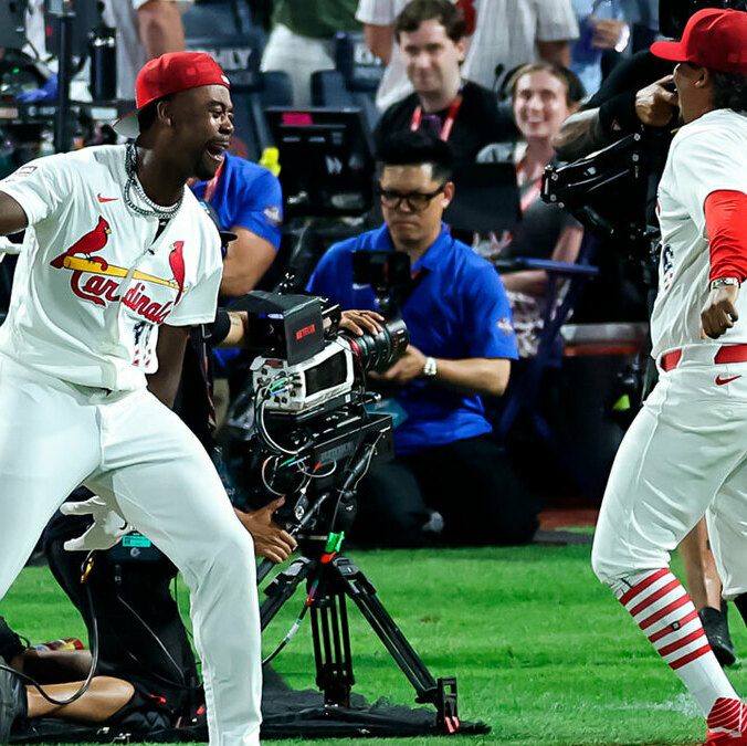 Jordan Walker celebra su título del Home Run Derby 2026 en la MLB | Foto: MLB.com
