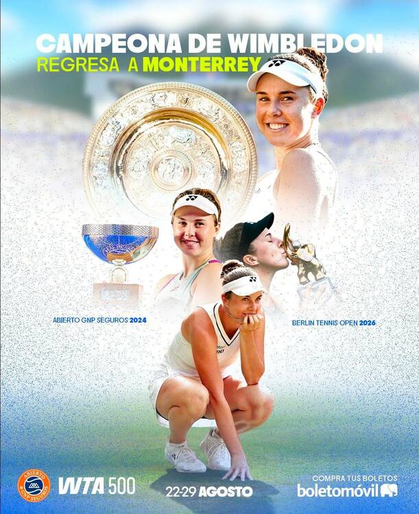 Linda Noskova fue la ganadora en la edición de 2024 / Cortesía Abierto GNP Seguros