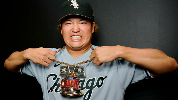 Munetaka Murakami con la cadena de campeón del Home Run Derby 2026 | Foto: MLB