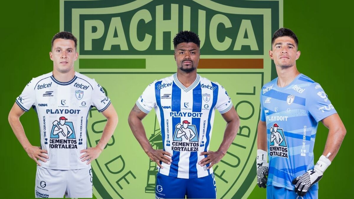 Los Tuzos de Pachuca presentaron su indumentaria para la próxima temporada (Fotografías: Cortersia)