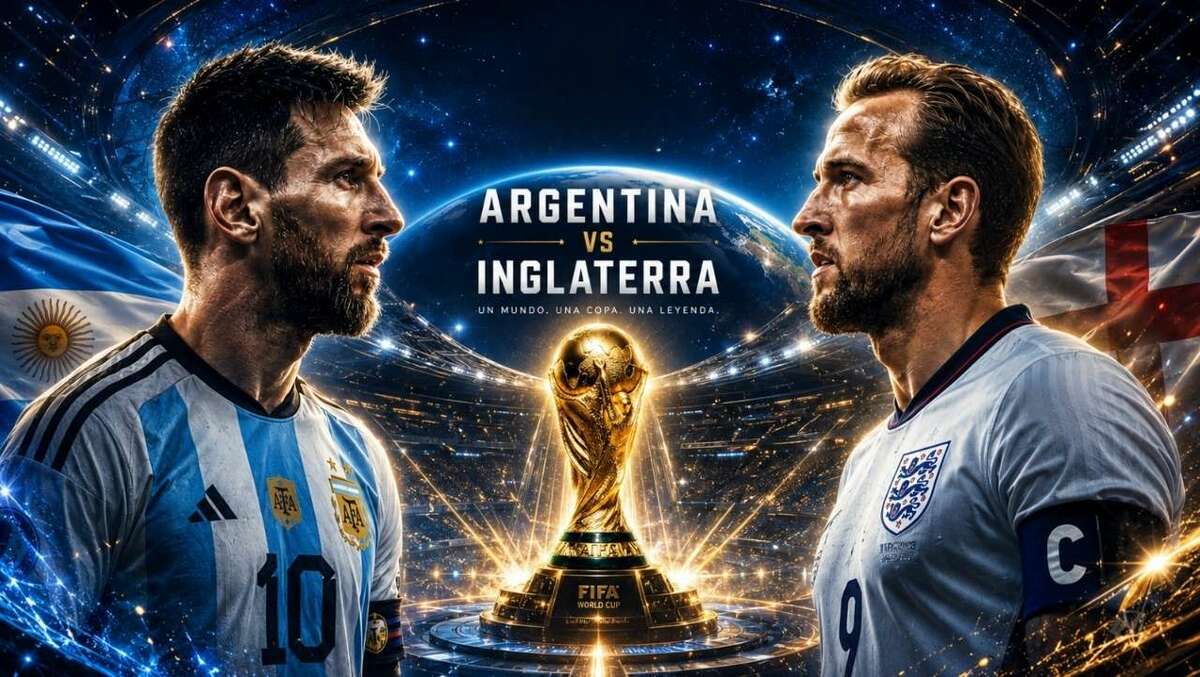 Inglaterra vs Argentina: La IA nos dice quién llegará a la final.            Foto: Chat GPT