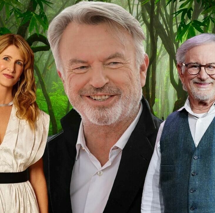 Laura Dern y Steven Spielberg se despiden de su compañero Sam Neill | Foto: EFE e Instagram de Laura Dern