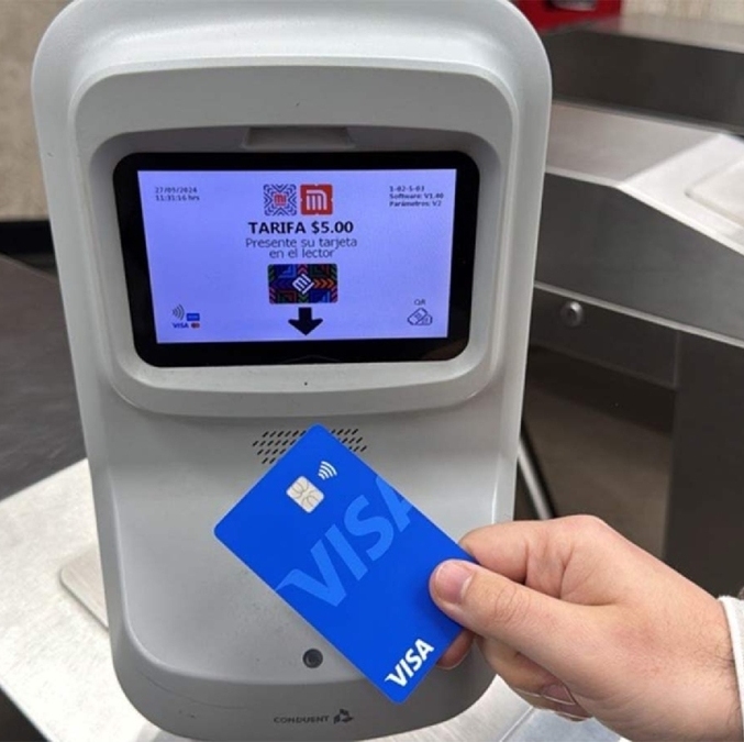 El Metro y Metrobús en CDMX se puede pagar sin contacto (visa.com.mx)
