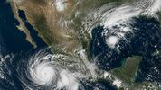 La combinación de Elida, el monzón mexicano y otros sistemas favorecerá lluvias en gran parte del país. Foto: ChatGPT