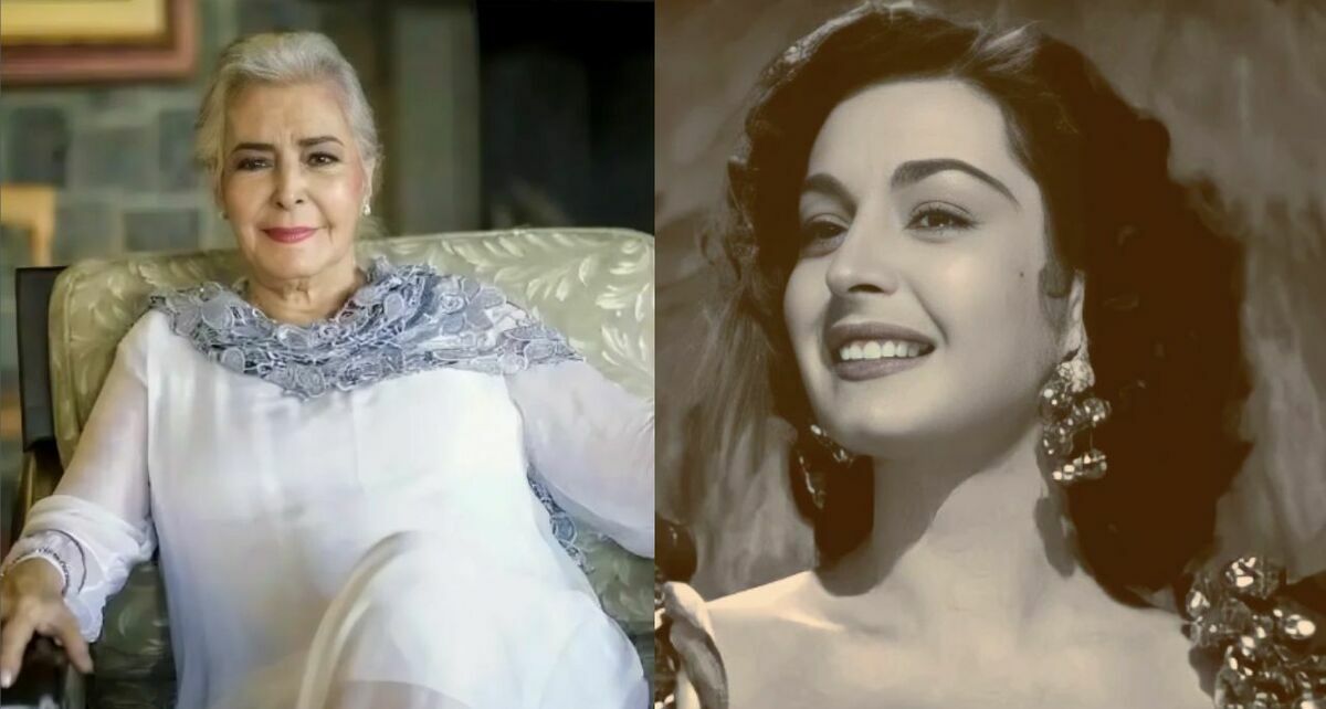Elsa Aguirre en tiempo reciente y en su época del cine de oro. (Foto: Instagram @elsa.aguirre.official)