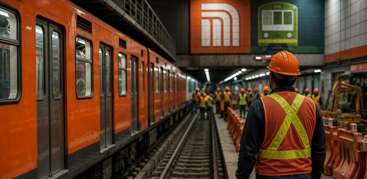 Línea 3 Metro Ciudad de México: Cierres por renovación integral (FOTO: IA Gemini)