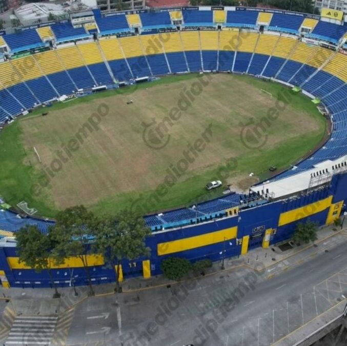 Así luce el Estadio Ciudad de los Deportes a un día de iniciar el Apertura 2026 (Fotografía: Elesban Chávez)