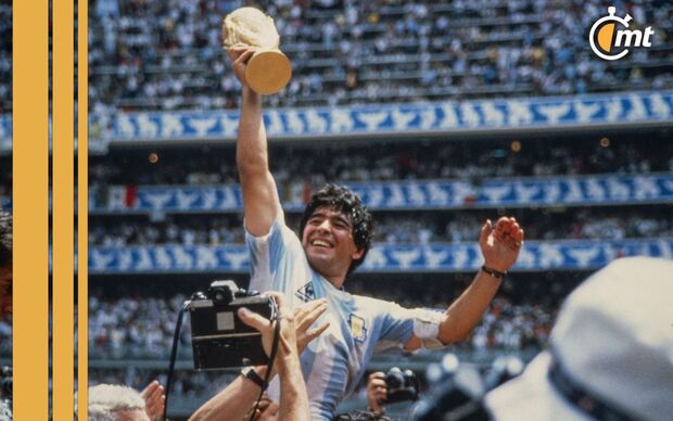Maradona levantando la Copa del Mundo. (Mexsport)