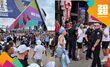 Se presentaron disturbios entre aficionados ingleses y argentinos al término del partido (Captura de video)