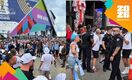 Se presentaron disturbios entre aficionados ingleses y argentinos al término del partido (Captura de video)
