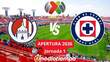 Apertura 2026 Atlético San Luis vs Cruz Azul Jornada 1 Liga MX (FOTO: Especial)