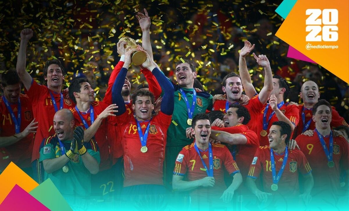 España fue campeón del mundo en 2010. (Foto: Mexsport)